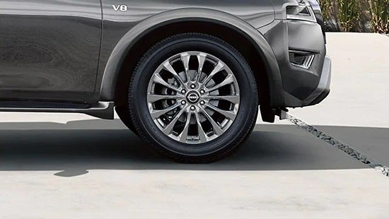 2023 Nissan Armada wheel and tire | Mathews Nissan in Paris TX